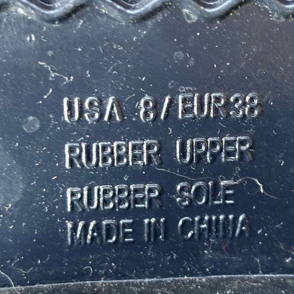 Bit & Bridle Western Style Rubber Rain Boots with Heel - Picture 10 of 10